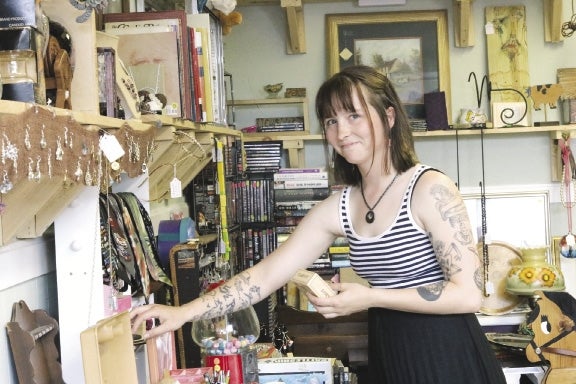 A photo of Hayley Worthington in her shop
