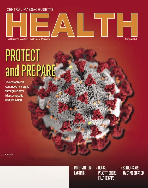 A business magazine cover showing an image of a virus up close