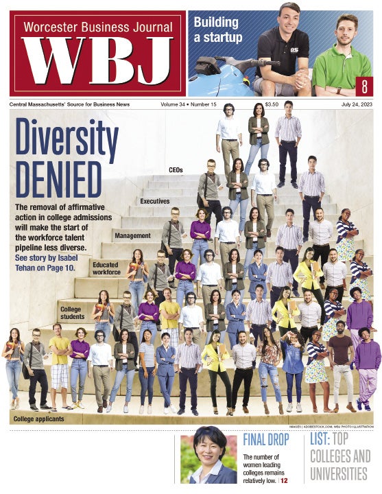 A business magazine cover