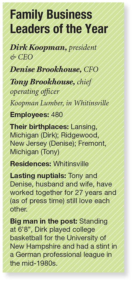 A bio box for Koopman Lumber executives