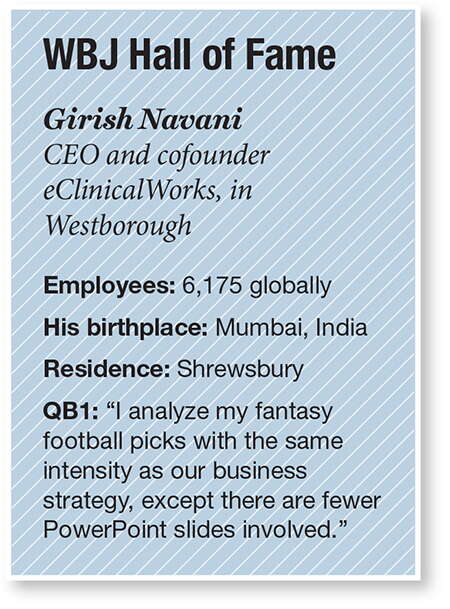 A bio box for Girish Navani 