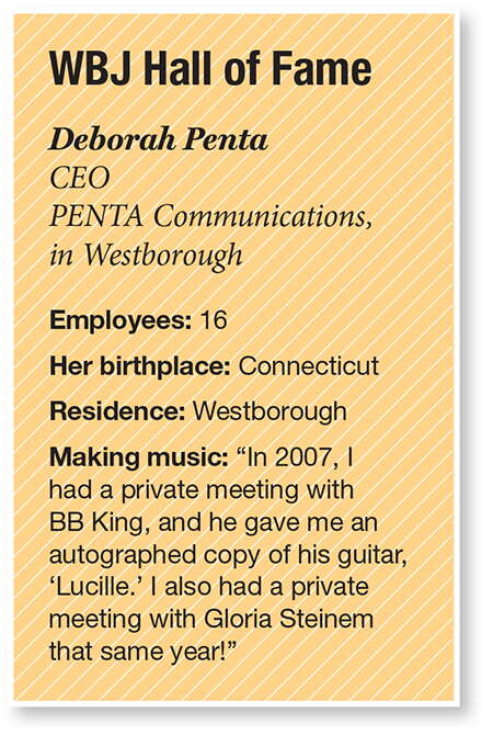 A bio box for Deborah Penta