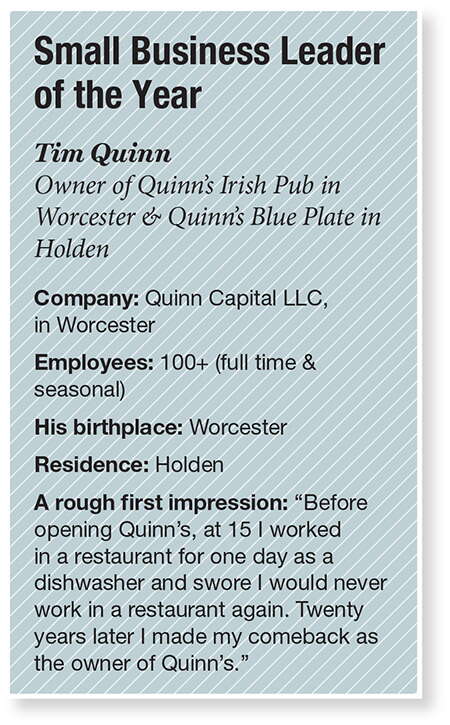 A bio box for Tim Quinn