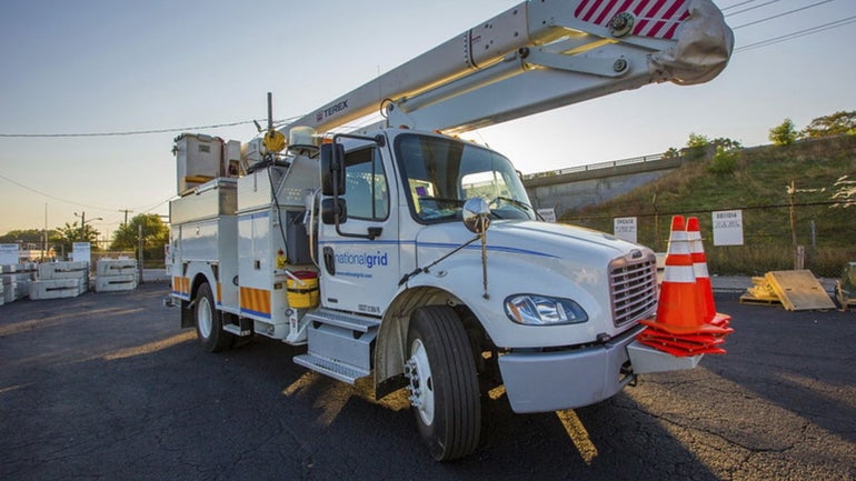 A National Grid truck