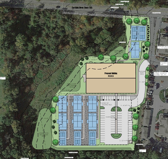 site plan for pickleball facility