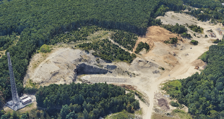 A stone quarry