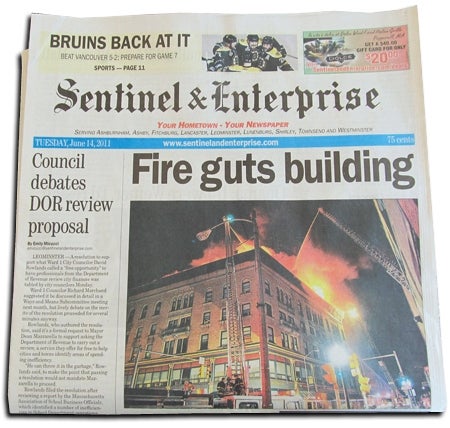 fitchburg sentinel and enteprise